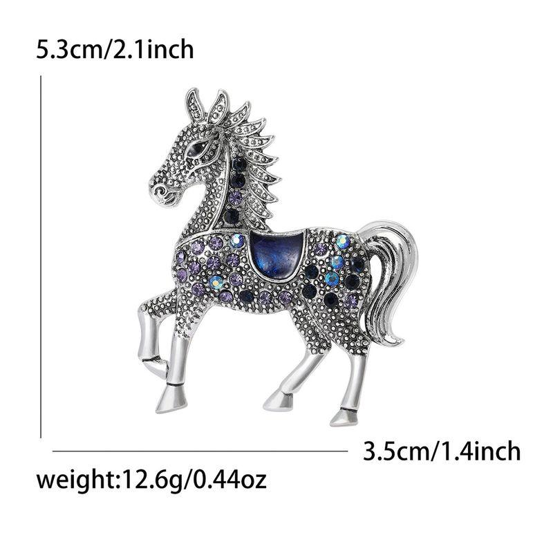 Get Rich Immediately," European and American Fashion, Twelve Zodiac Horse Pins, Accessories, Personalized Brooch with the Meaning of Immediate Success