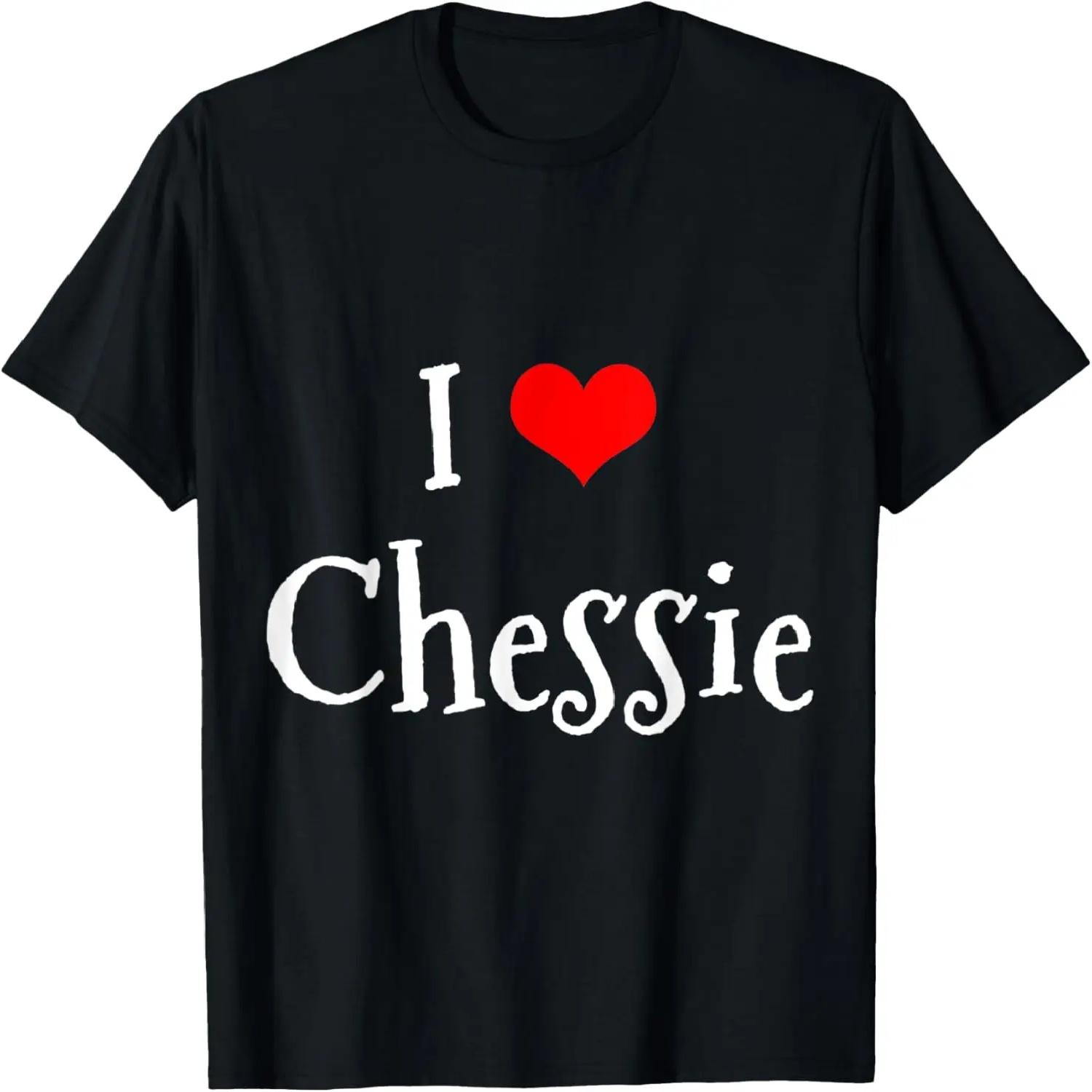 I Love CHESSIE Funny Gift Matching Couple T-Shirt XXXXXL разноцветный