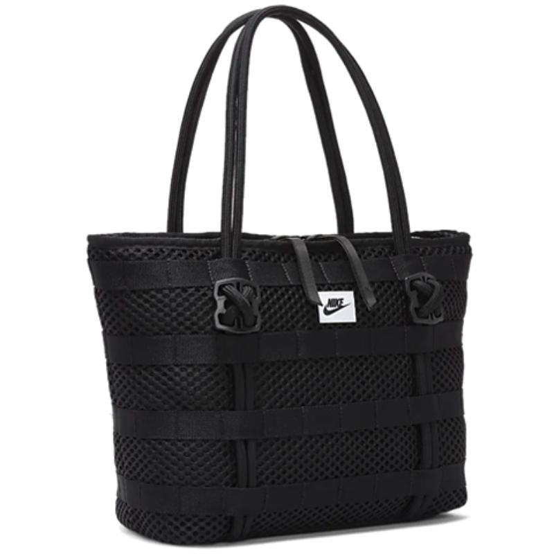 Nike Air Tote Bag Polyester Tote Bag Shopping Bag Shoulder Bags Handbags Regular Unisex Pure Black Casual CU2607-010