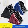 Refis Universais para Caneta Tinteiro - Preto, Azul Puro, Azul Escuro, Vermelho - Diâmetro de 3,4mm para Estudantes