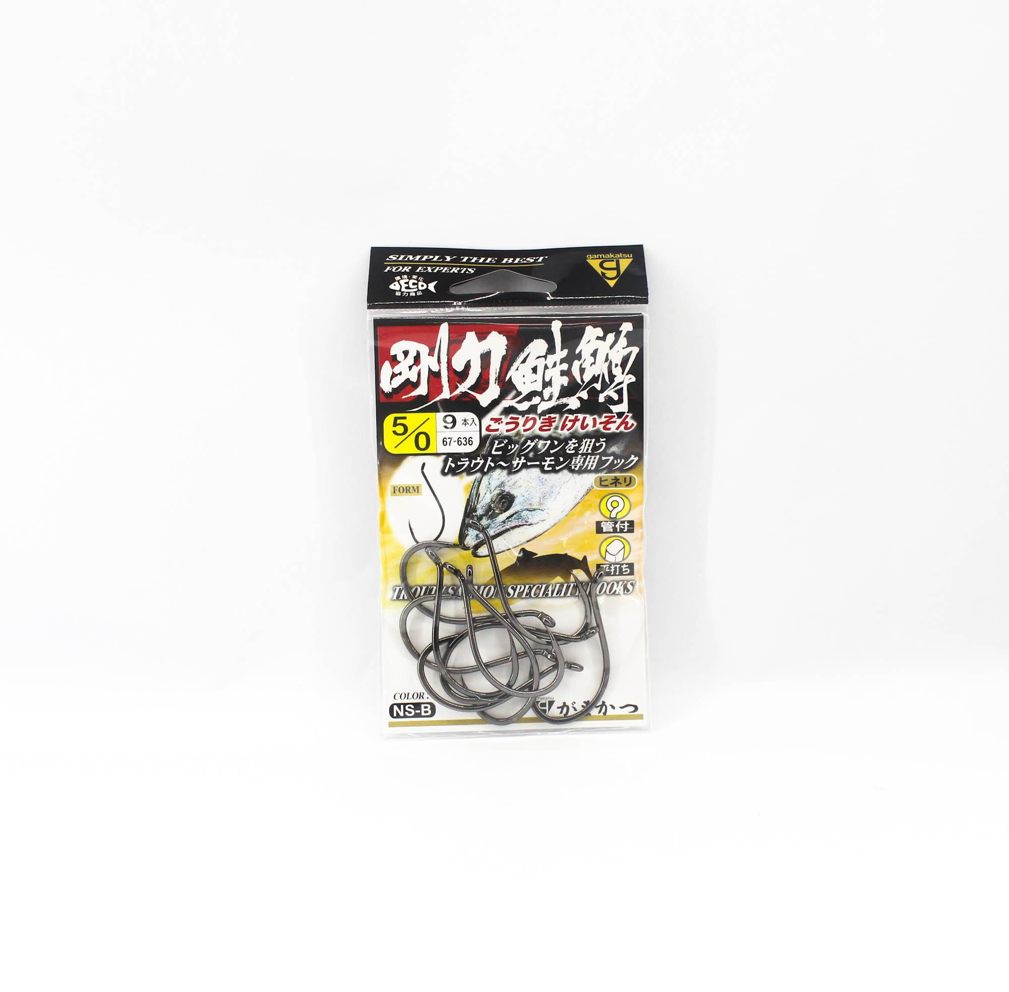 Gamakatsu 67636 Goriki Keison Крючок Специальный для Форели и Лосося Размер 5/0 (0546)