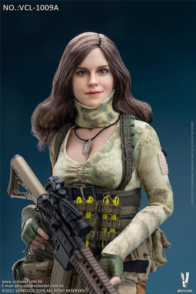 [TOYBARJAPAN] VERYCOOL VCL-1009A Junior Bishoujo Western Beauty Female Head for 1/6 Scale Action Figures (Body and Outfit Not Included)