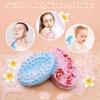 Exfoliating Silicone Body Scrubber for Shower, 2 In 1 Silicone Bath and Shampoo Brush for Gentle Scrub Skin Exfoliation