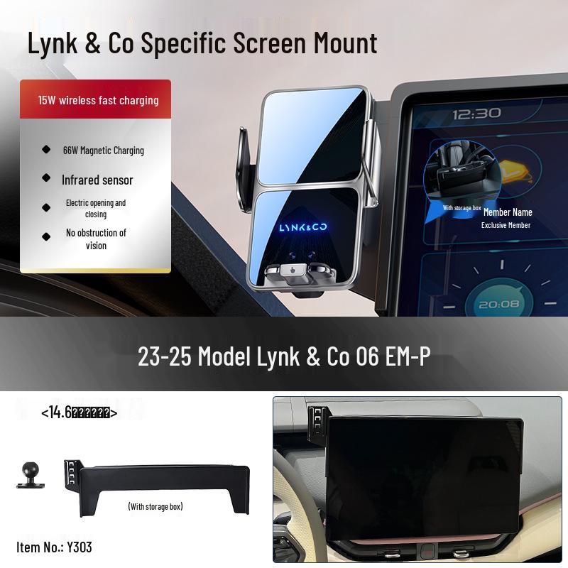 2026 Lynk & Co 03+08 06 07 09 Car Phone Holder Z10 Accessories.