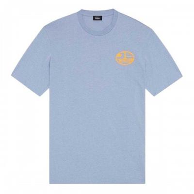 Diesel Unisex Adult Oval Stonewashed Logo T-Shirt