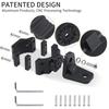 1.75"-2" UTV ATV Roll Cage Clamp Mount for LED Light Bar, 4WD Off-Road Accessories, Heavy Duty Aluminum Bracket, RZR Can-Am car
