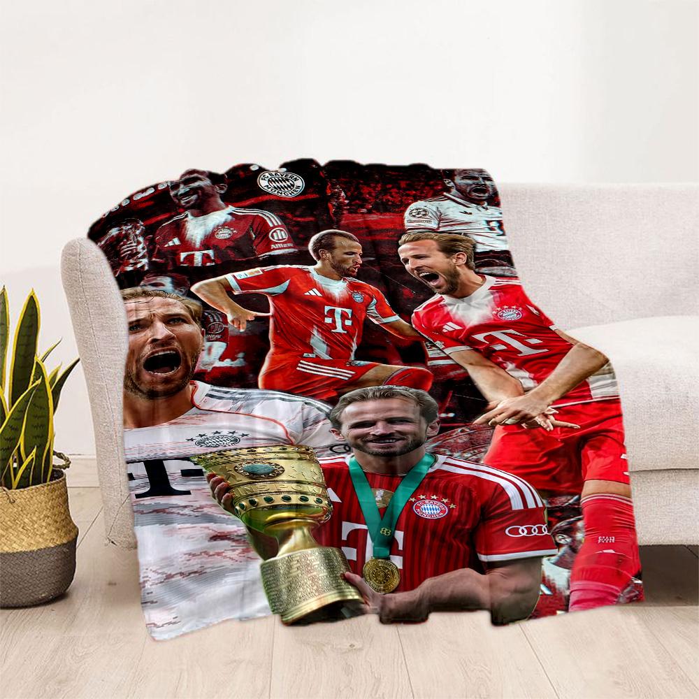 Bayern Munich Blanket Soft Warm Cozy Perfect for Picnics Office Bedding Four Seasons Universal Stylish Decor Suitable for Gifting Relatives and Friend