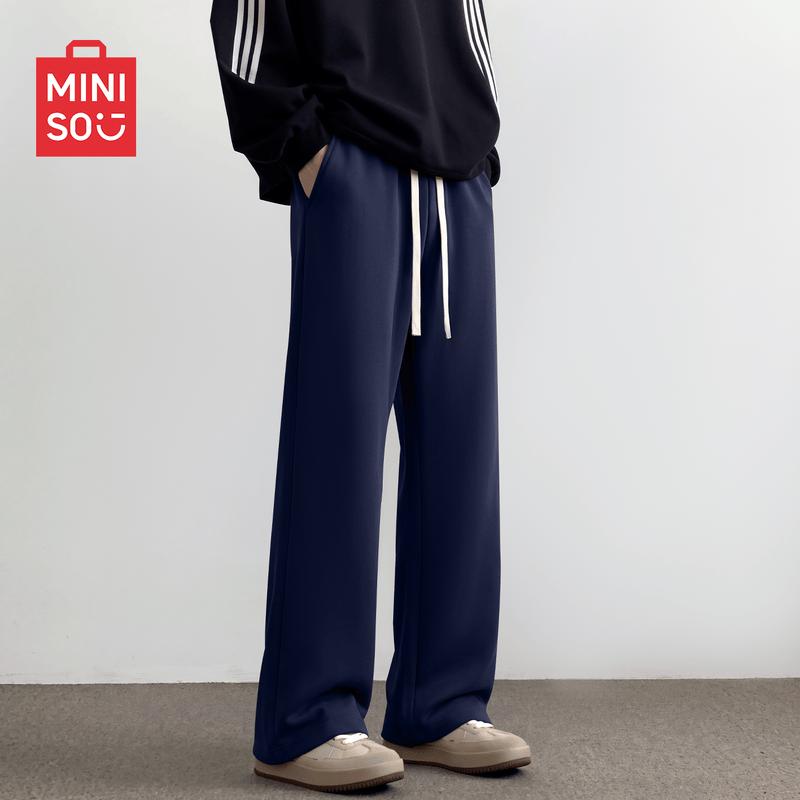 MINISO Men's American High Street Straight-Leg Casual Pants