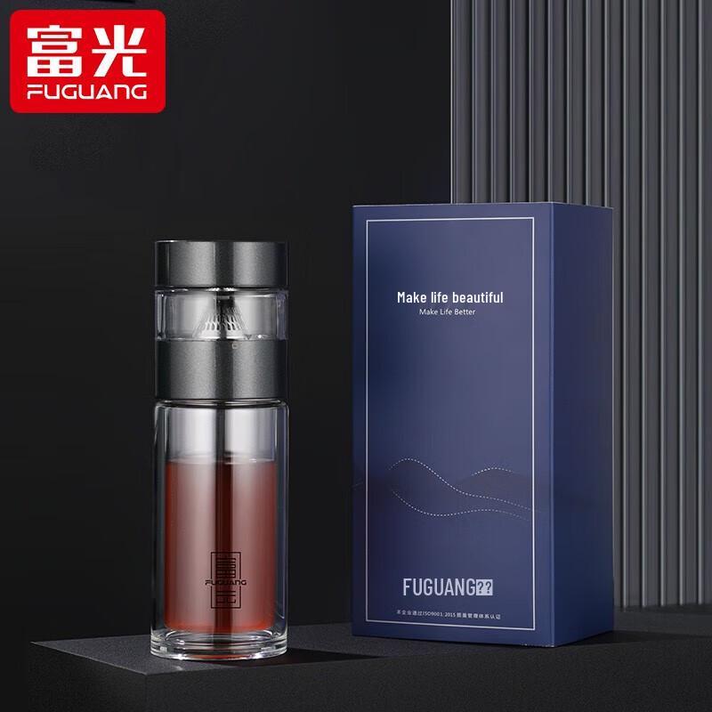 Fuguang Fengya Portable Glass Tea Infuser Mug