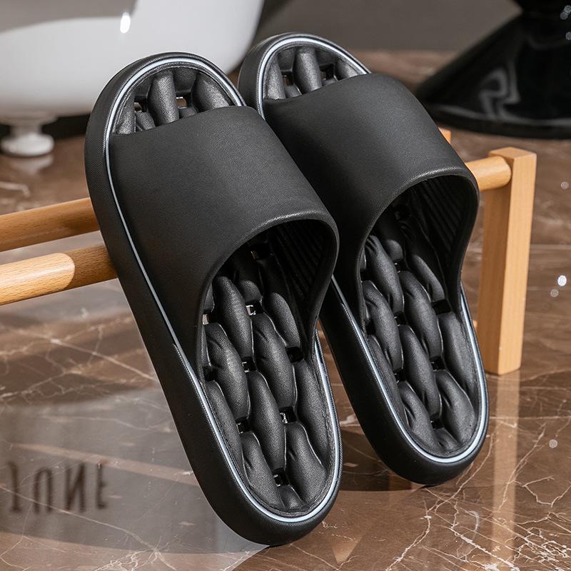 Dámské rychleschnoucí protiskluzové pantofle do interiéru, do koupelny - pocit našlápnutí, prodyšný letní design