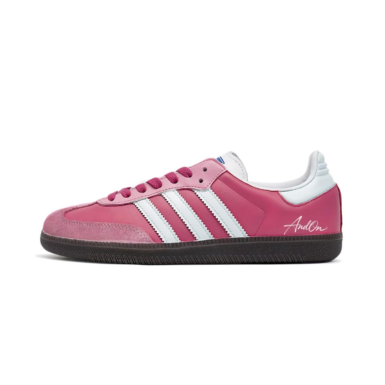 

Adidas Originals SAMBA OG Strawberry Bear German Army Trainers Unisex Pink White B75806(Team634-) 38⅔