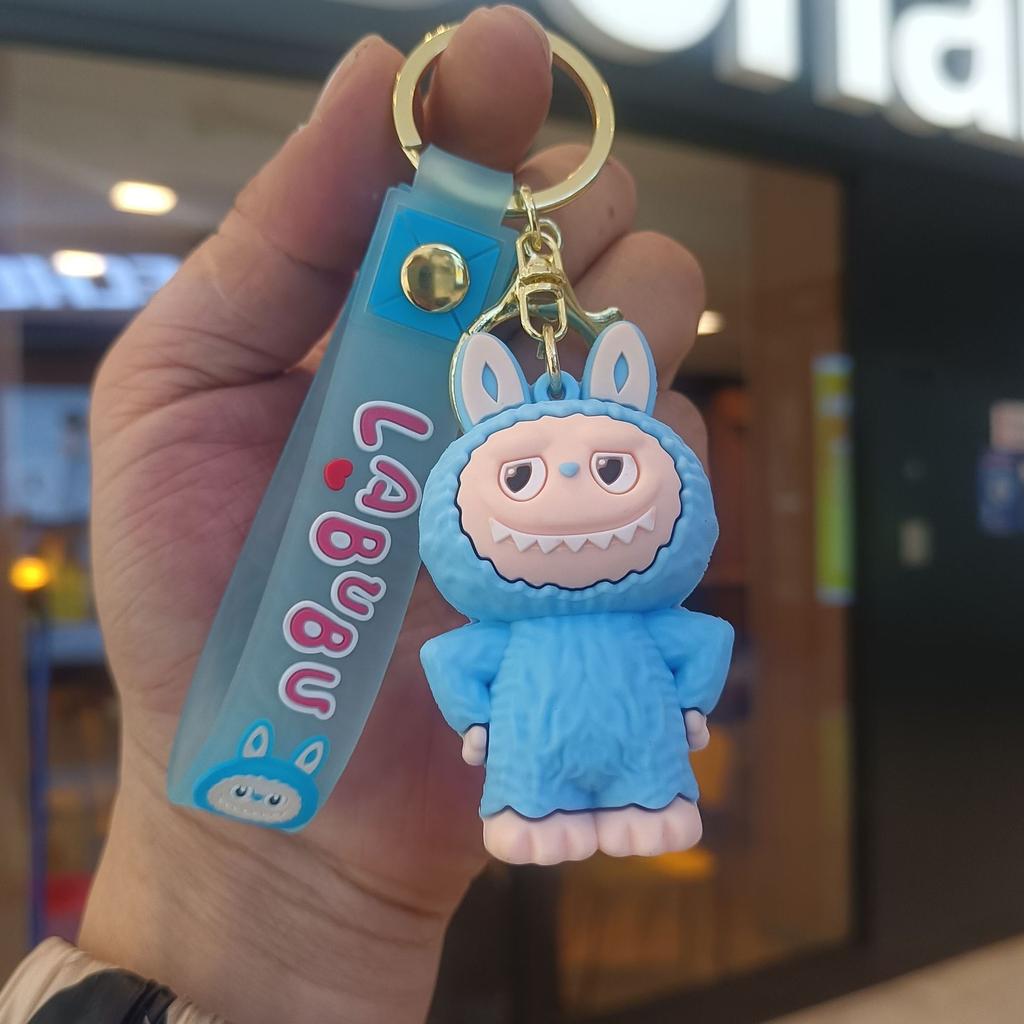 Buck Tooth Sheep Keychain Cute Cartoon Doll Schoolbag Pendant Car Key Chain Gift