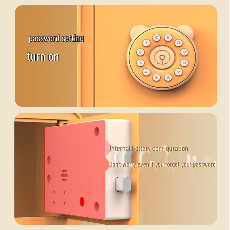 Tiger Kids' Electronic Piggy Bank Safe