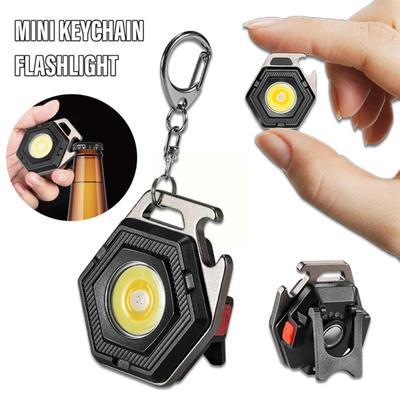 Small Mini LED Light-emitting Small Flashlight Keychain Light Strong Portable Light Flashlight Ultra-light