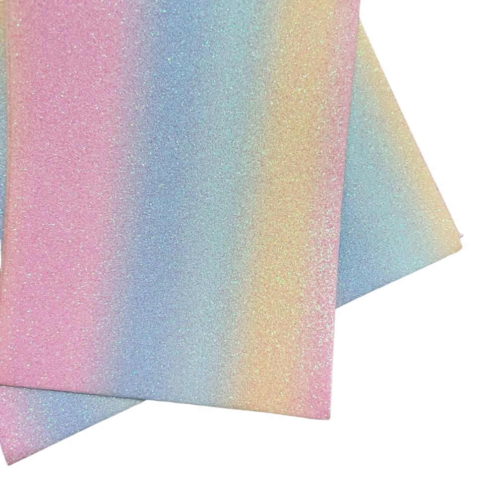 5/10Pcs Shining Rainbow Glitter Baking Cloth Beads Heat-resistant Paper  Plastic Sheet Projects 5Pcs 20x15cm-Rainbow fine glitter