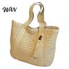 Trendy Women Bag Woven Shoulder Bag, Large Capacity Tote Commuter Multi-purpose Summer Beach Tote, Lightweight Purse for Vacation Street Work Portable