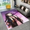 Kamado Nezuko Demon Slayer Anime Area Rug,Carpet Rug for Living Room Children Bedroom Sofa Doormat Decor,Kid Non-slip Floor Mat