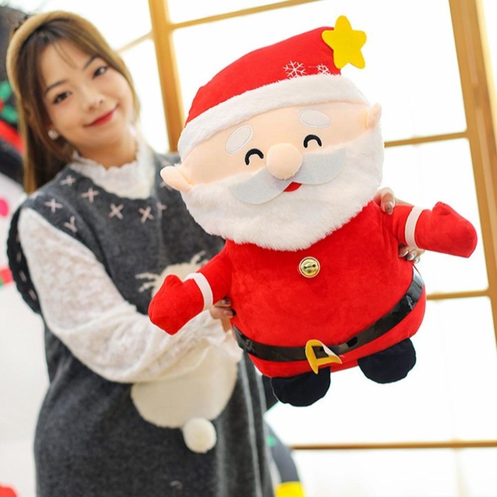 Christmas Tree Christmas Series Plush Toys Snowman Santa Claus Elk Plush Doll Ins   Home Decoration