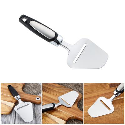 Stainless Steel Cheese Slicer Shovel Cheese Grater Metal Butter Cutter Plane Server for Home Kitchens and Parties