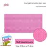 16x32 Hole MOC Base Plate: Wooden Wall Figure & Interlocking Building Blocks Board