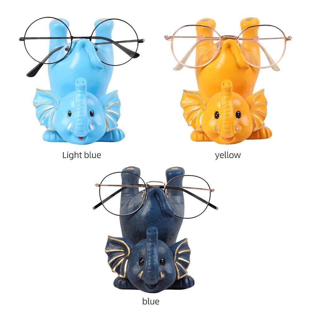 Resin Material Glasses Rack Compact Size Animal Statue Organizer Cute Eyeglass Holder  Office Desk