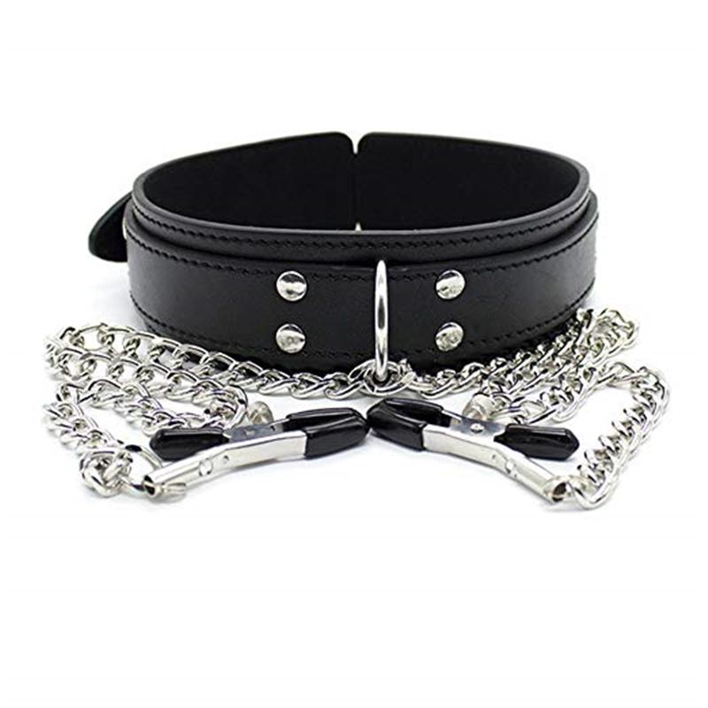 Restraint Handcuffs Neck Sex Collar Leash Bedroom Flirting BDSM Slave Sex Toys For Women Couples Games No Anal Plug Sexy Toys