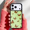 Cute Butterfly Phone Case for iPhone 17 16 15 14 13 Pro Max Back Cover for 12 11 Pro Coque