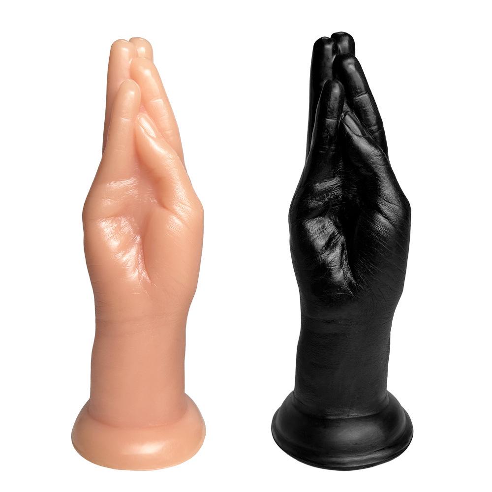 Rear Garden Simulation Fist Anal Plug & Suction Cup Stimulator Toy