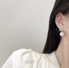 Elegant French Pearl Butterfly Earrings: High-End Design & Light Luxury Accent