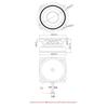 45mm 1.75" Full-range 4 Ohm 5W Speaker with PU Surround & External Magnet.