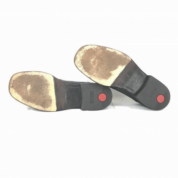 Tyskland Lloyd Tungt Läder U-tå 26.5 Svarta Finskor Affärsskor(BEGAGNAD)