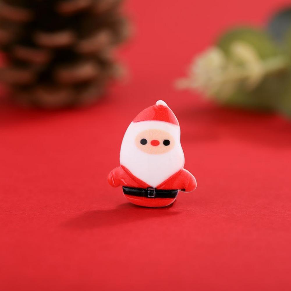 New Christmas Material Small Elderly Deer Resin Patch DIY Hair Accessories Clothing Decoration Materials