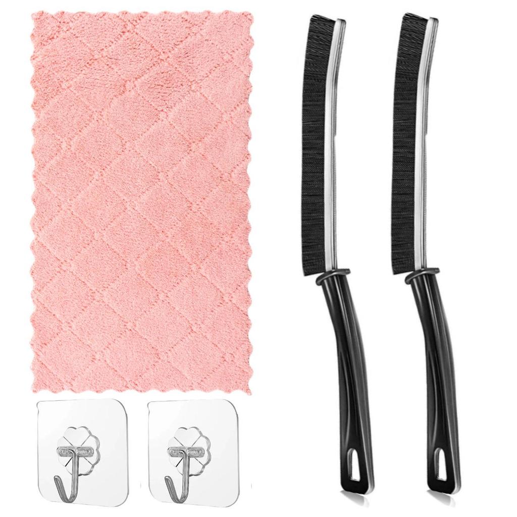 Reinigungspinsel mit dicken Borsten für Fugen an Türen und Fenstern, ideal für Küche, Bad und Ecken