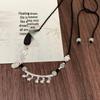 Hand-Woven 999 Sterling Silver Bell Pendant Clavicle Necklace - Birthday Gift for Best Friend
