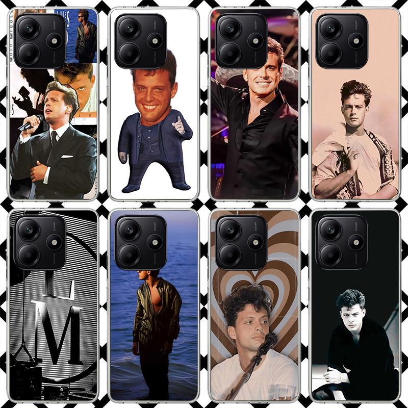 L-Luis M-Miguel Singer Phone Case for Xiaomi Redmi Note 15 14 14S 13 12 12S 11 Pro Plus 11E 11T 11S 10S 5G Soft Cover Fundas Red