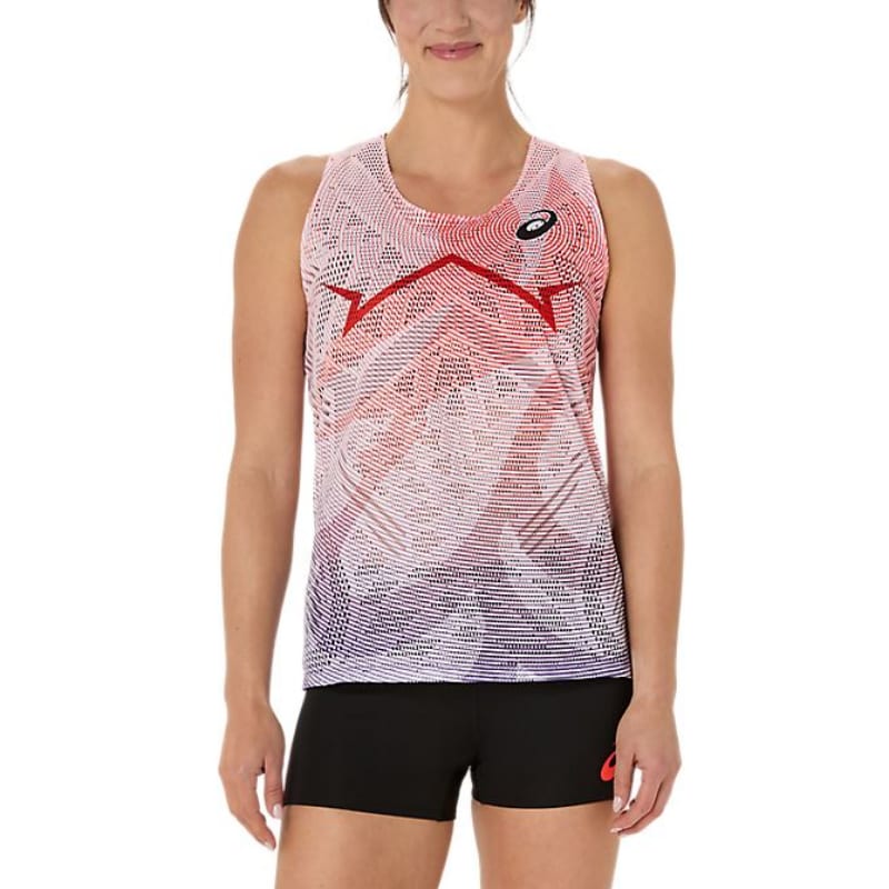 ASICS Tank Tops Women`s Shimmery Red