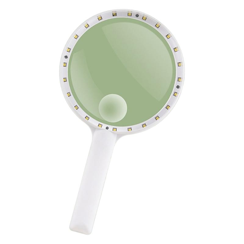 Professional Magnification Handheld Magnifier with Light for Reading Small Print