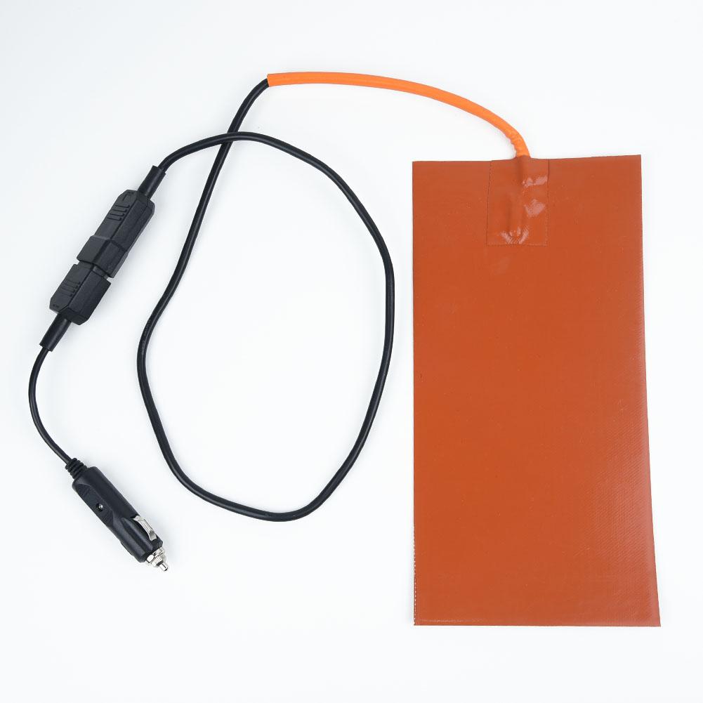 Silicone Heating Warm 12V 100W Pizza Hot Food Delivery Ba Heating Pad/Mat With 65 Degrees Celsius Thermostat