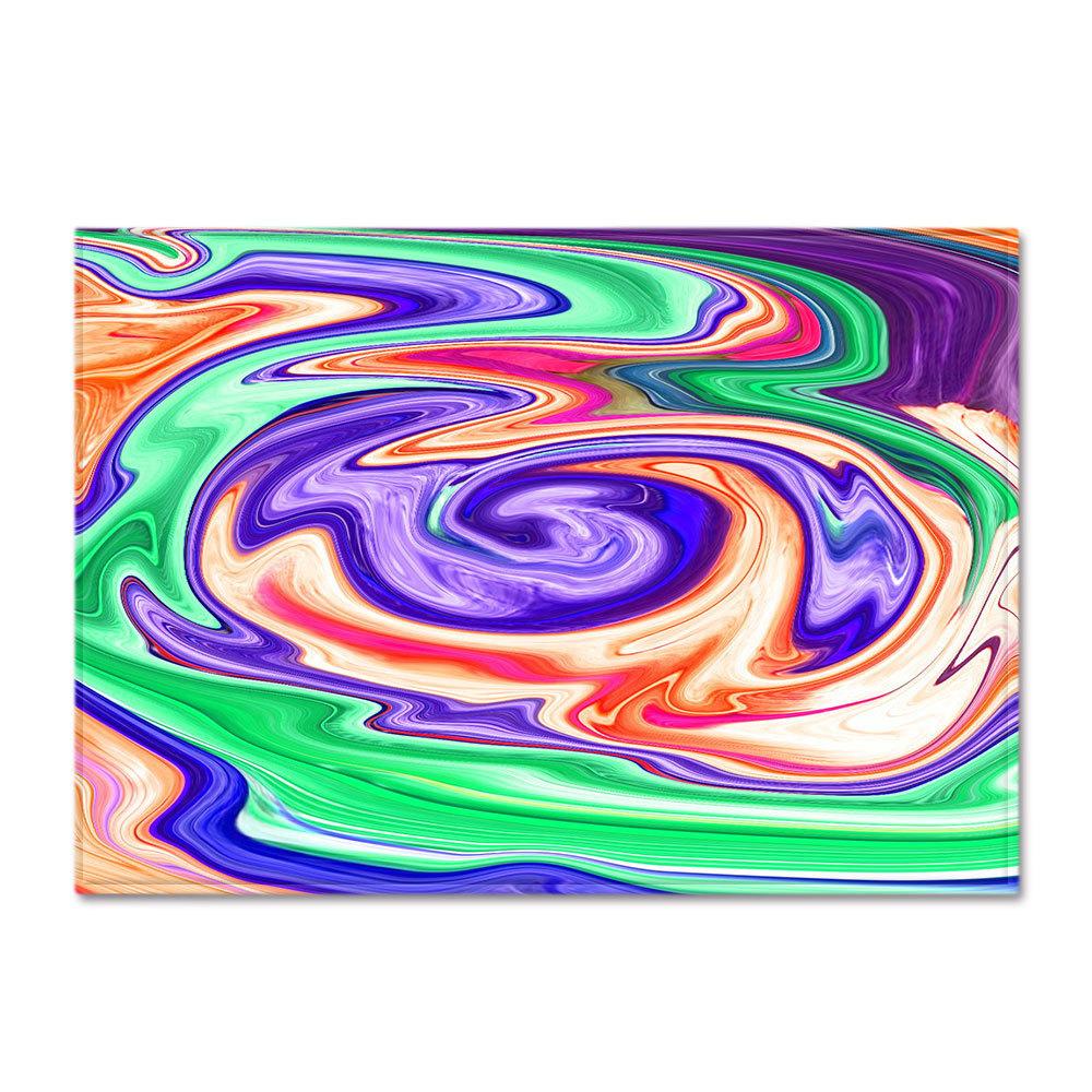 Gradual Change Large Carpet Feather Wind Bedroom Floor Mat