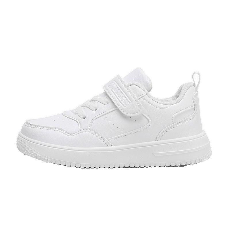 790 Campus Girls White Sneakers Children's Little White Shoes Men's 2025 Spring New Student Leather Surface Waterproof Small