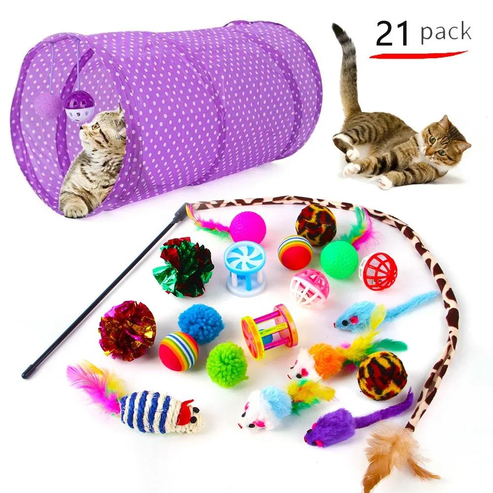 Katzenspielzeug, Bälle in Mausform, faltbar, für Katzen und Kätzchen, Spieltunnel, Chat, lustiges Katzenzelt, Mauszubehör, Simulationsfisch, Katzenzubehör