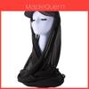 Set Sciarpa e Cappello da Donna in Poliestere con Design Monocolore per Tutte le Stagioni