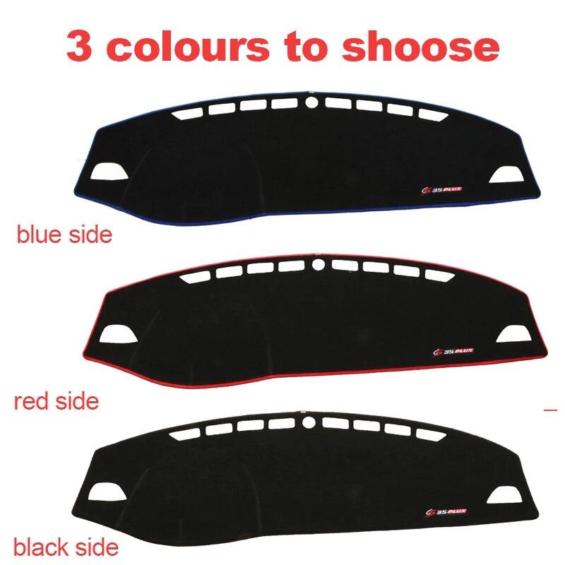 For Changan CS35Plus 2018    LHD Car Dashboard Covers Mat Sun Shade Pad Instrument Panel Carpets Anti-UV Accessories