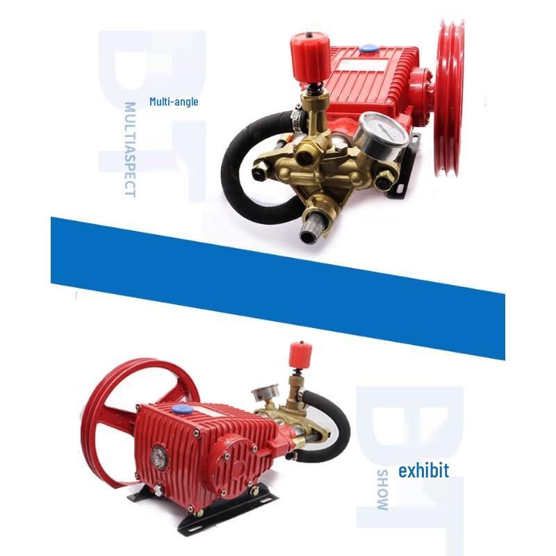 Commercial High-Pressure Washer Pump Head Assembly