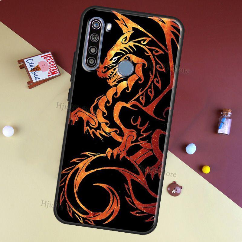 Asian Chinese Dragon Case For Redmi Note 11 Pro Cover For Redmi Note 10 8 9 Pro 9S 10S 9A 9C 9T Redmi 10 Coque
