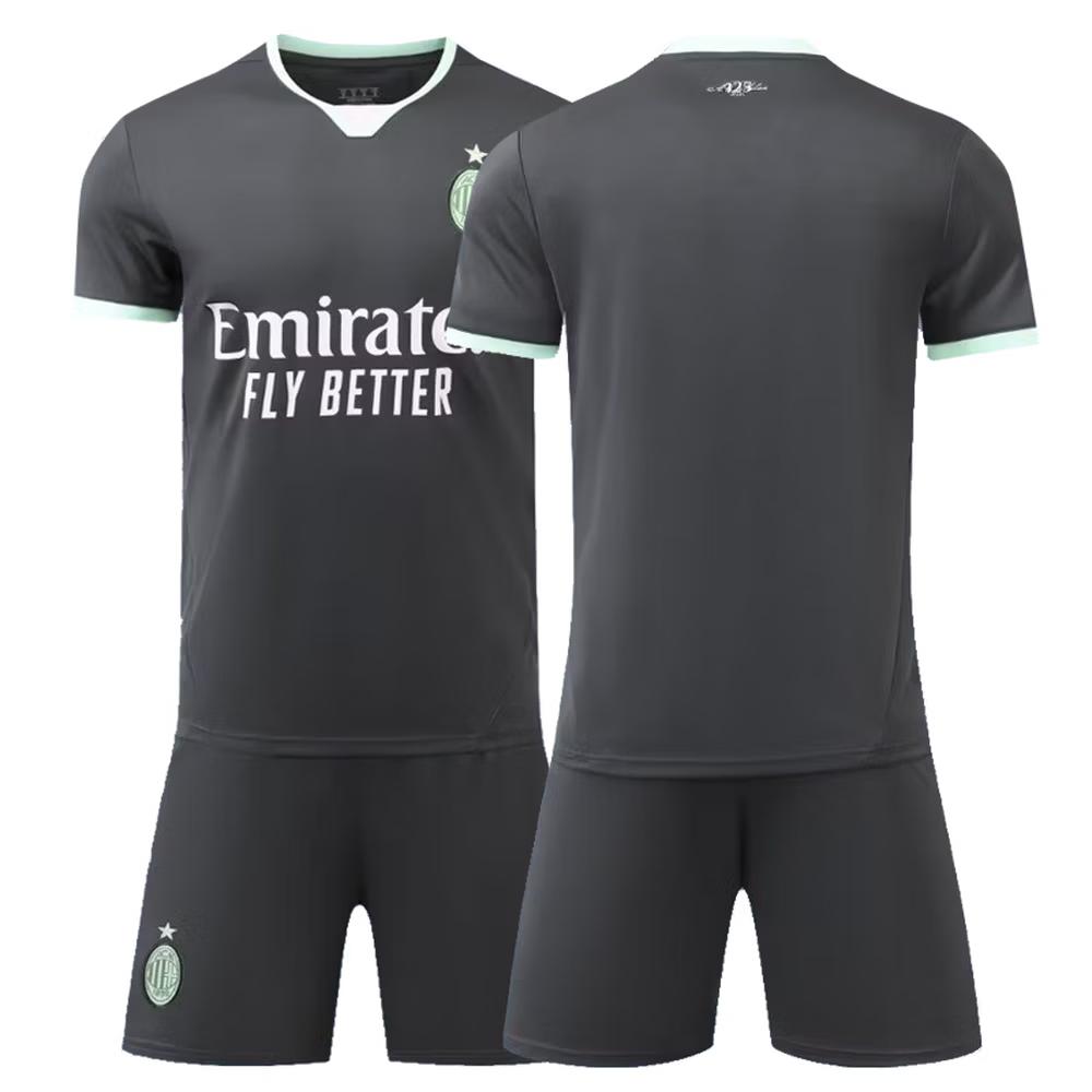 2024-2025 AC Milan Second Away Grey Jersey S
