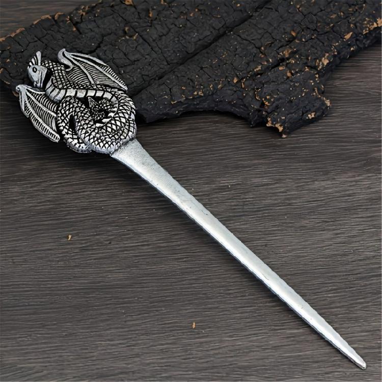 Metal Hair Pin Dragon Hair Stick Hair Styling Stick Western Hairpin Accessories