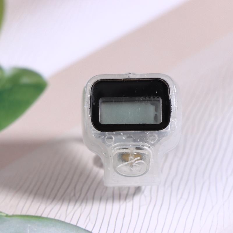 Fingerzähler Klick Manuell Digitaler Klicker Mini LCD Digitaler Hand Zählzähler 100 Blinkender Zähler 5-stellige Nummer Zählung Klicker