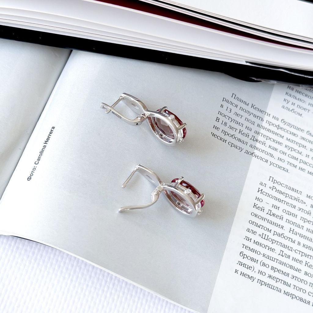 Silberohrringe mit Sultanit Sultanit 3,838ct (2163930)