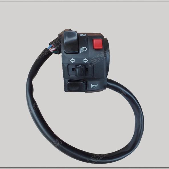 Huanglong BJ600GS Headlight Left/Right Handlebar Switch for Start, Turn Signal, Horn, Light